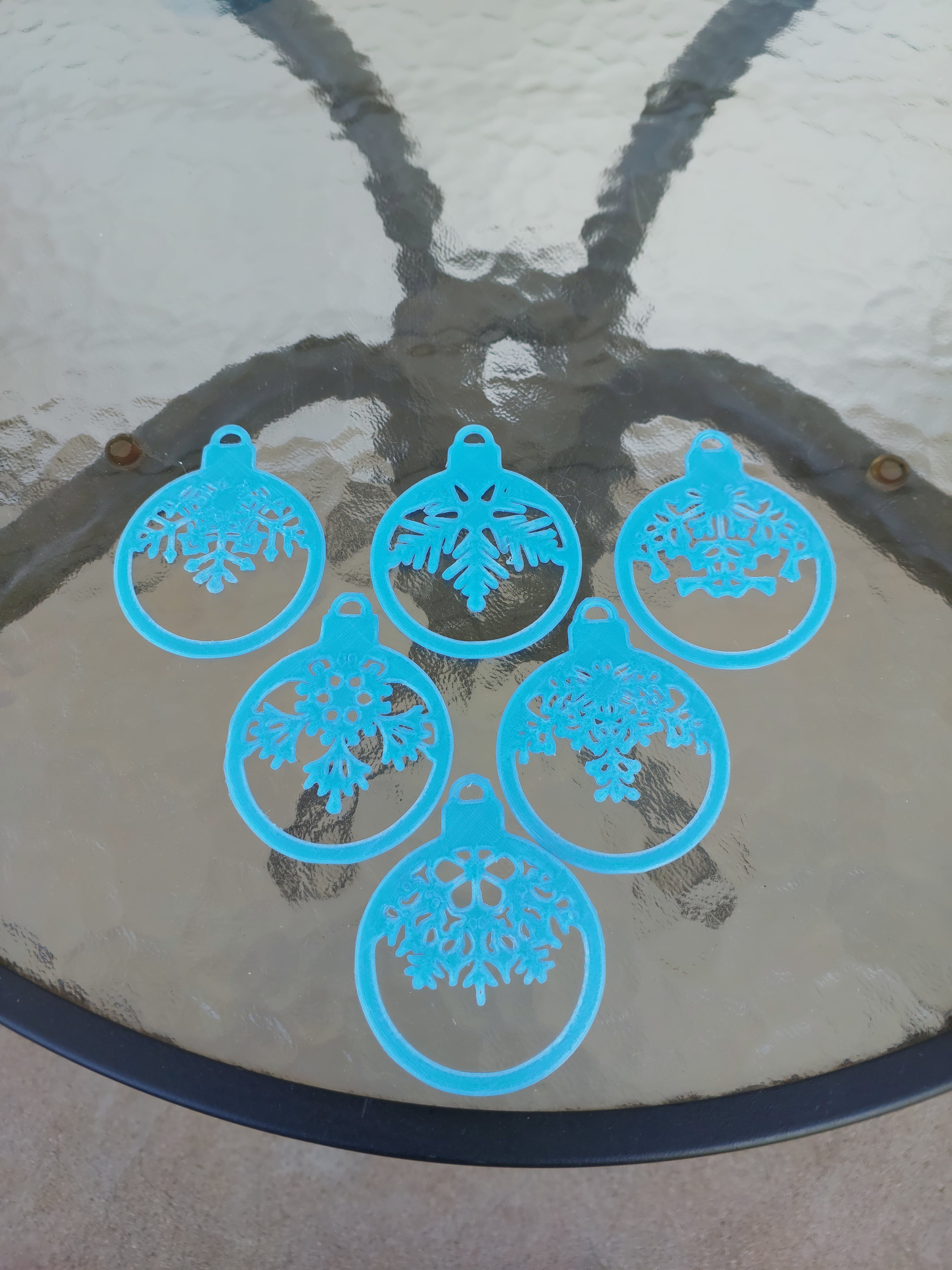 CHRISTMAS ORNAMENTS 3d model