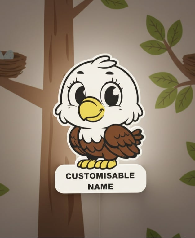 Cute Eagle – LED Strip compatible 3d model