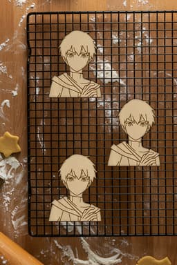 Anime Cookie Cutter, Biscuit Cutter 3d model