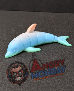 Flexi Figit Dolphin 3d model