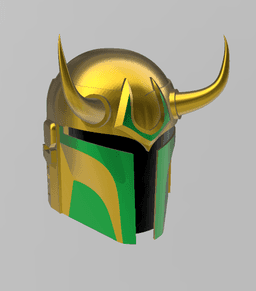 Loki Mandalorian Helmet