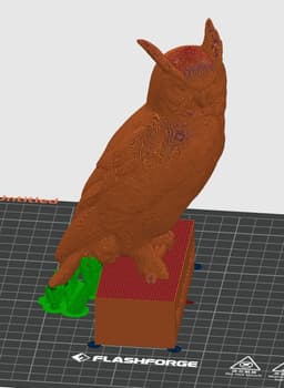 Great Horned Owl 3d model