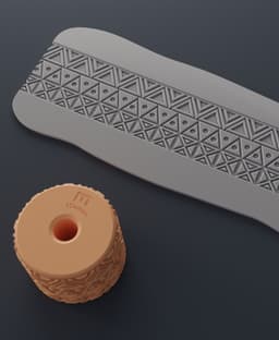 Texture Rollers Aztec middle #13 3d model