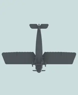 1:144 Morane-Saulnier Type P (French MoS.26) 3d model