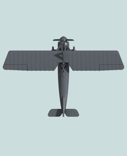 1:144 Morane-Saulnier Type P (French MoS.26) 3d model