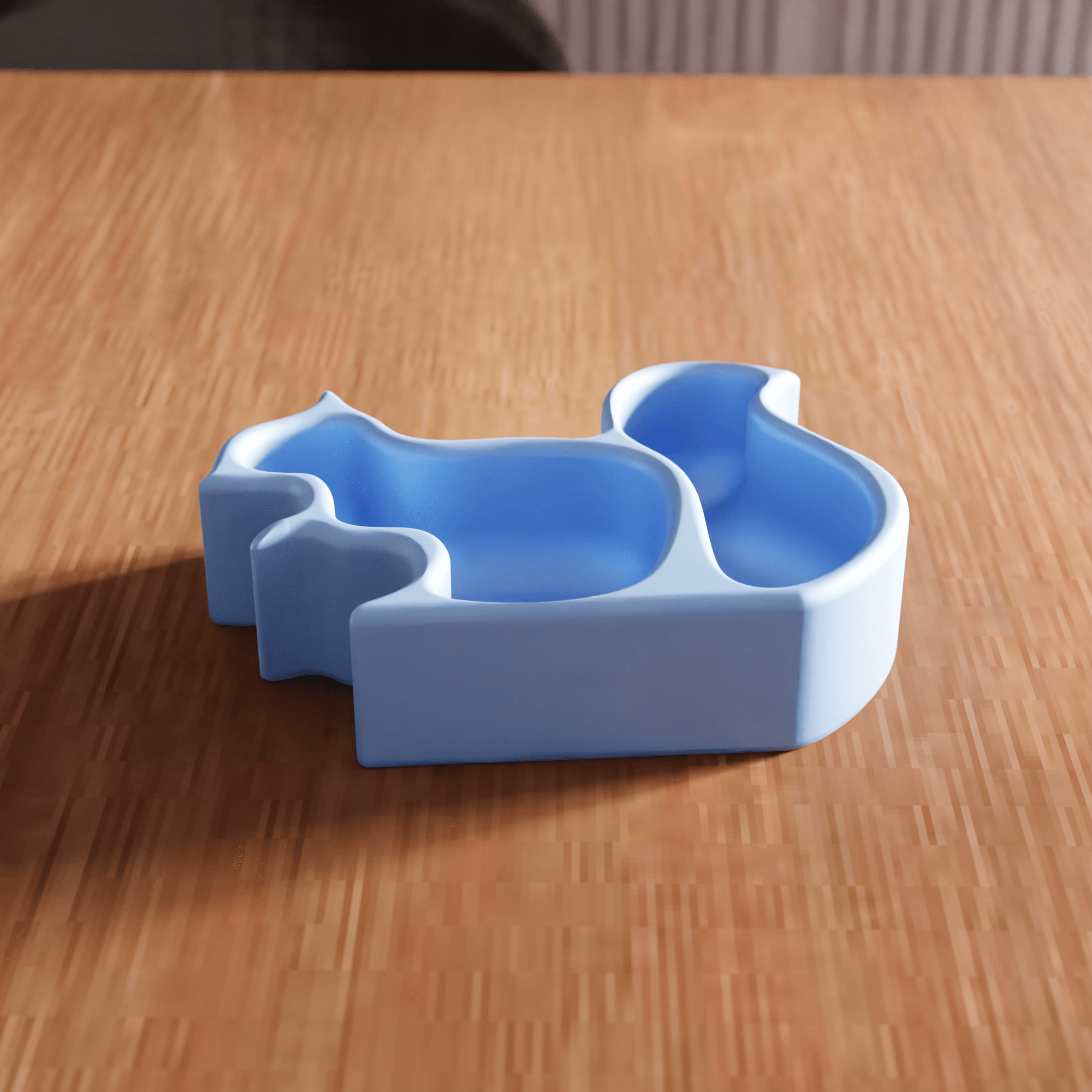 Squirrel Shaped Snack and Organizer Tray 3d model