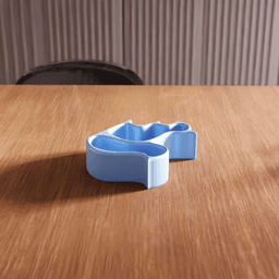 Squirrel Shaped Snack and Organizer Tray 3d model