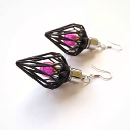 Lamp shade earring(decoration) 3d model