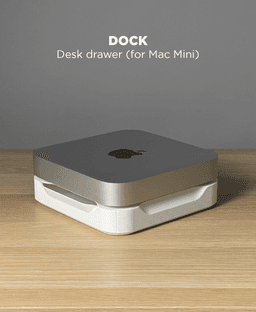 Dock, desk organizer (for Mac Mini). 3d model