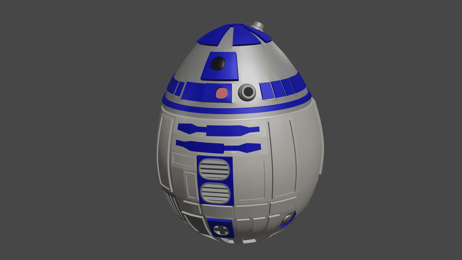 R2D2 Egg Container 3d model