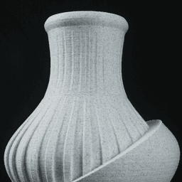 The Chloe Vase STL 3D Print File, Marble Home Decor Vase for Plants and Flowers, Digital Download 3d model