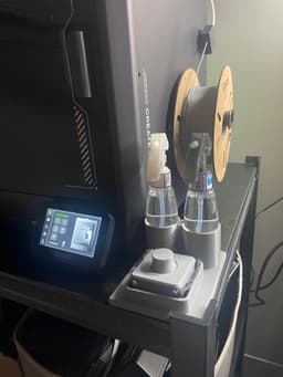 Clean Station for: Build Plate Cleaner Microfiber Holder 3d model