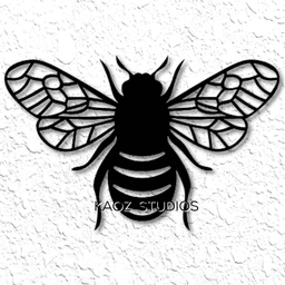 honey bee wall art insect decor honeybee 3d model