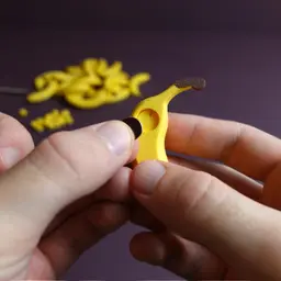 Banana fridge magnets 3d model