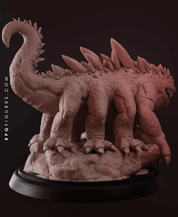 Basilisk DnD Behemoth - with Free Monsters Series Pdf - D&D RPG Tabletop and Wargaming Miniature 3d model