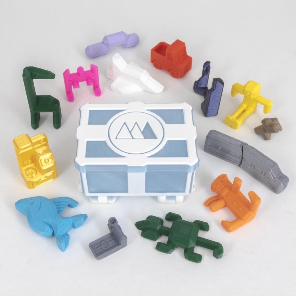 Tiny Toy Box Packing Puzzle 3d model