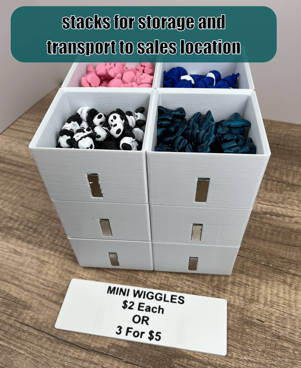 Sales Display Modular Trays 3d model