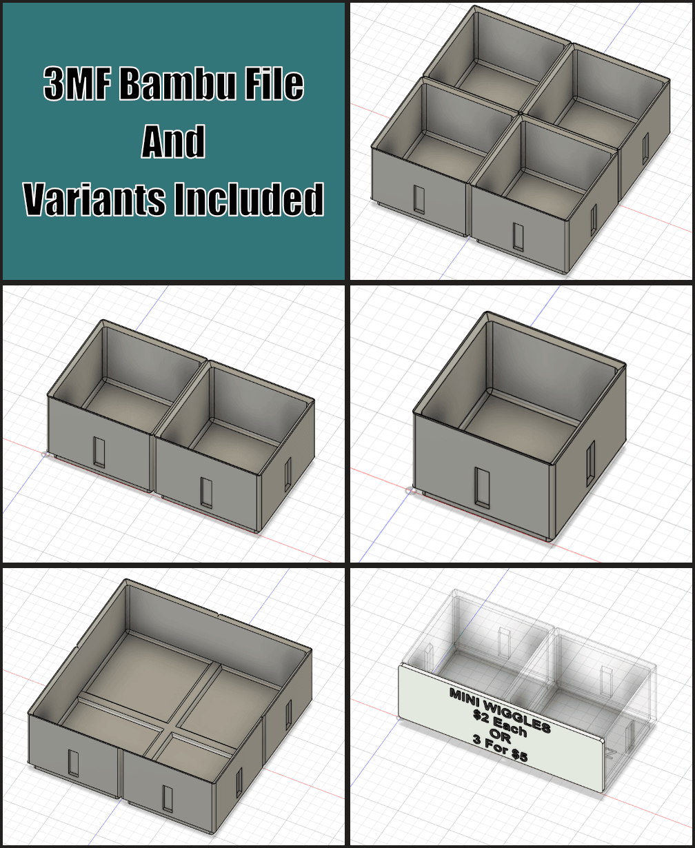 Sales Display Modular Trays 3d model