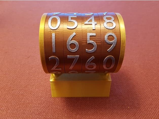 Some modifications for Minimal Mechanical Digital Clock with Network Time Acquisition by shiura 3d model
