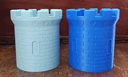 Castle Tower Pen Holder / Pen Cup 3d model