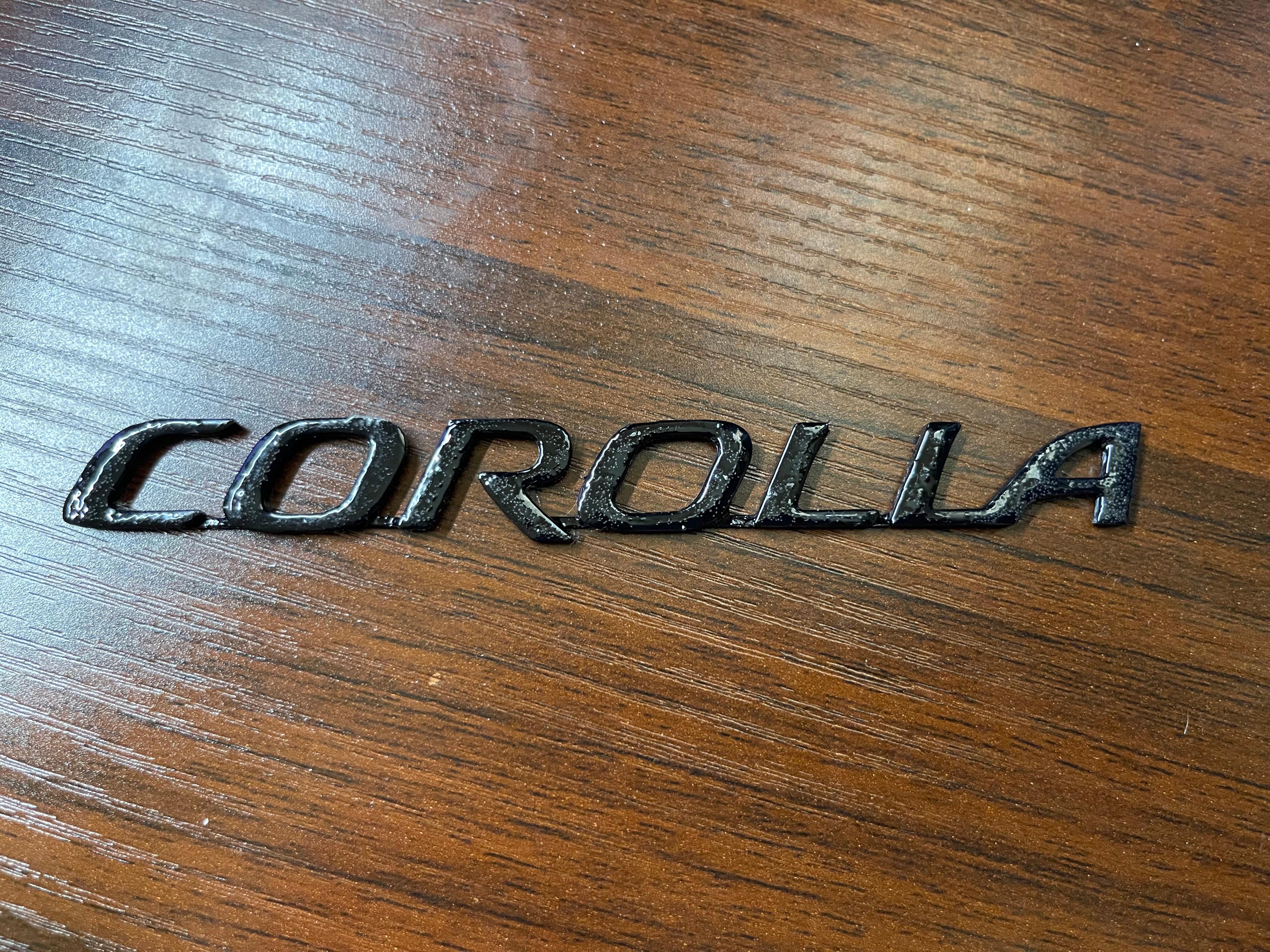 Toyota Corolla Logo Badge 3d model