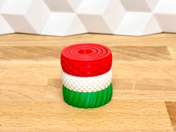 Tactile Fidget Rings (spinning fun toy) 3d model