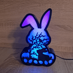 BUNNY RABBIT LED LAMP 3d model