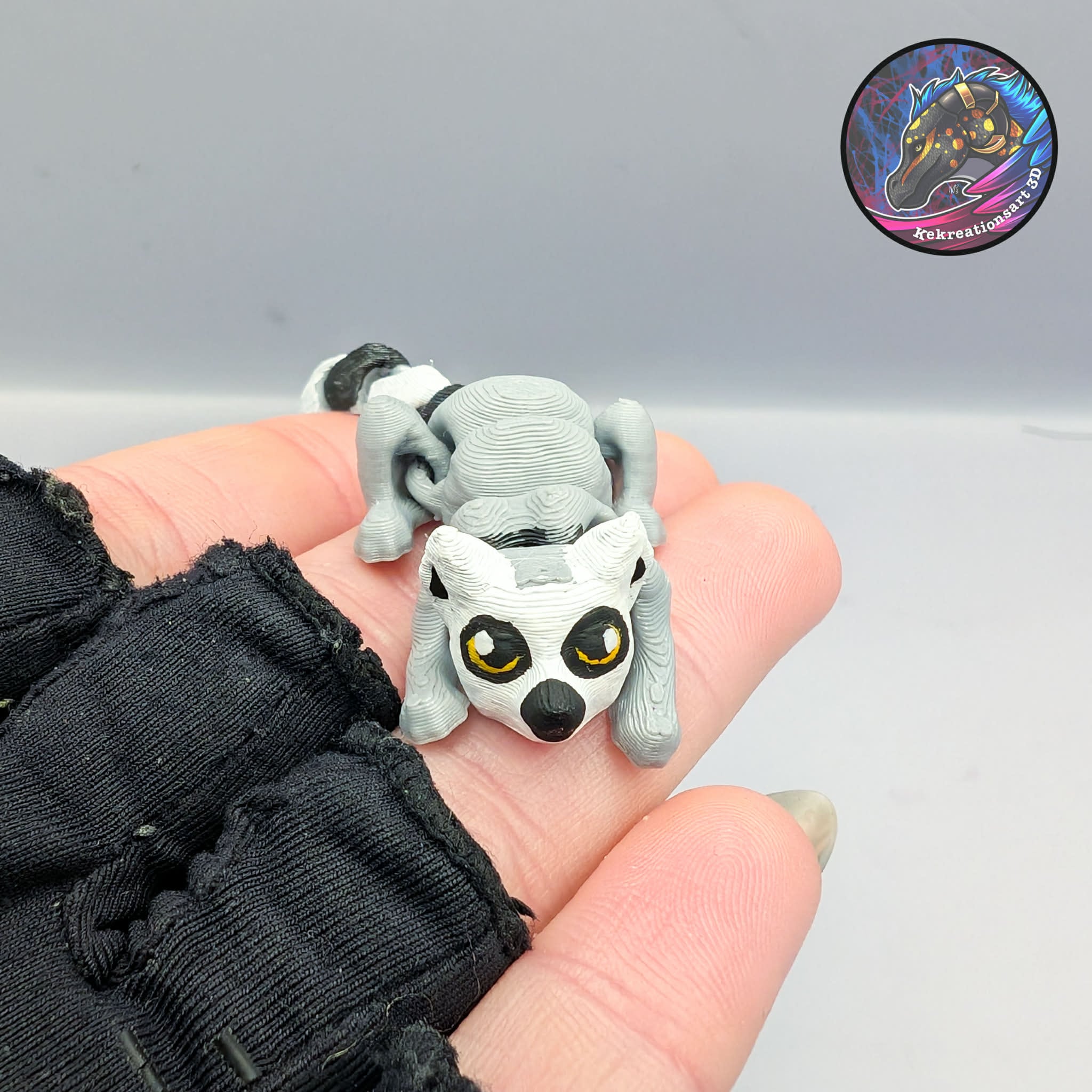 flexi nano ring tailed lemur 3d model