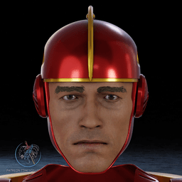 Turbo Man Helmet 3D Printer STL file 3d model