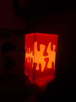 Slime Lamp - Table Lamp Inspired the Venom Symbiote 3d model