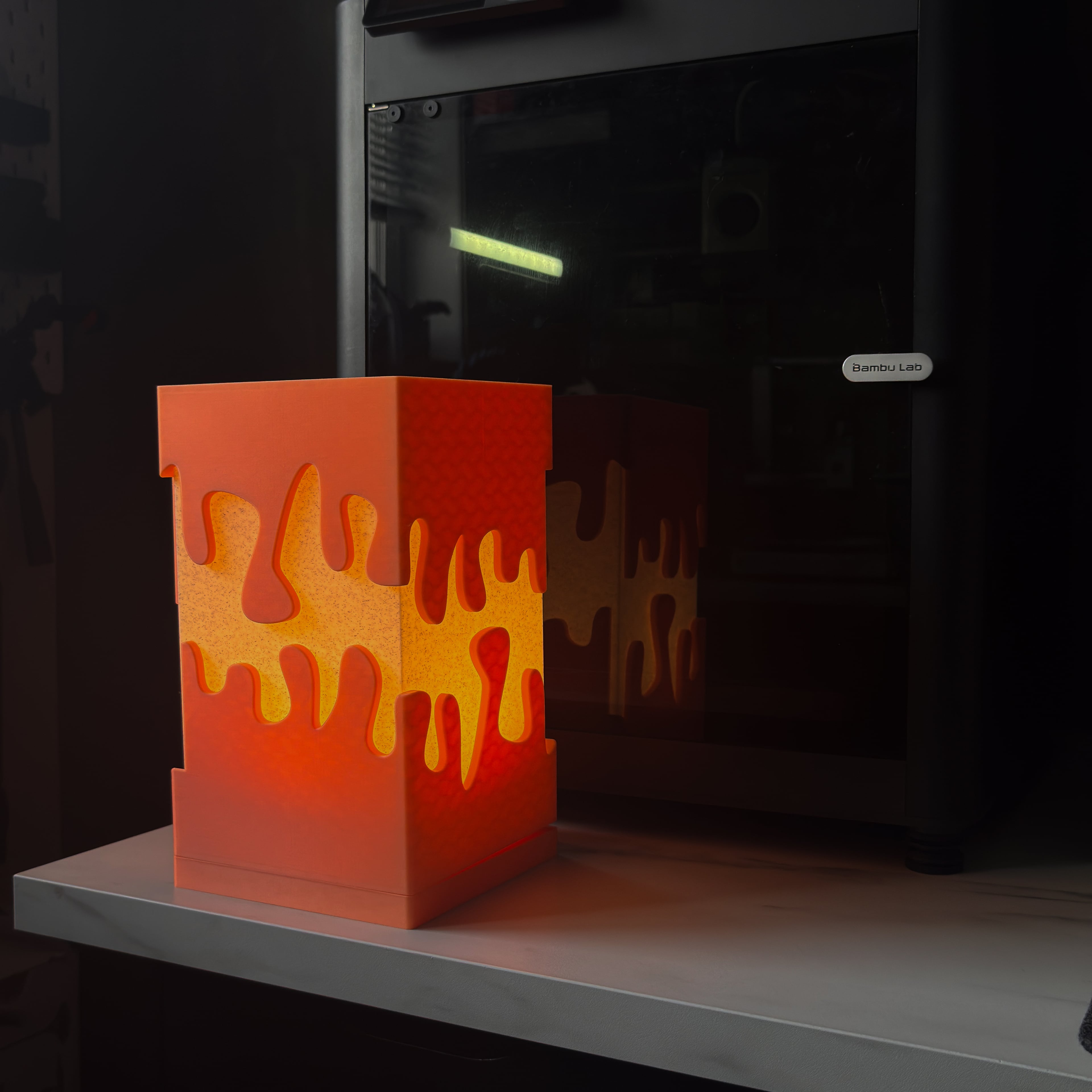 Slime Lamp - Table Lamp Inspired the Venom Symbiote 3d model