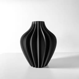 The Darin Vase, Modern and Unique Home Decor for Dried and Preserved Flower Arrangement | STL File 3d model