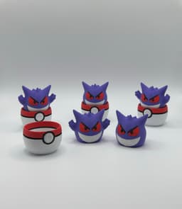 Gengar Poké Clicker 3d model
