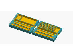 IronBox - ES120 electrical screwdriver box with 4mm hex nut holder 3d model