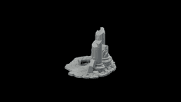Arena Pillar Encounter Set STL - Printable D&D Tabletop Terrain 3d model