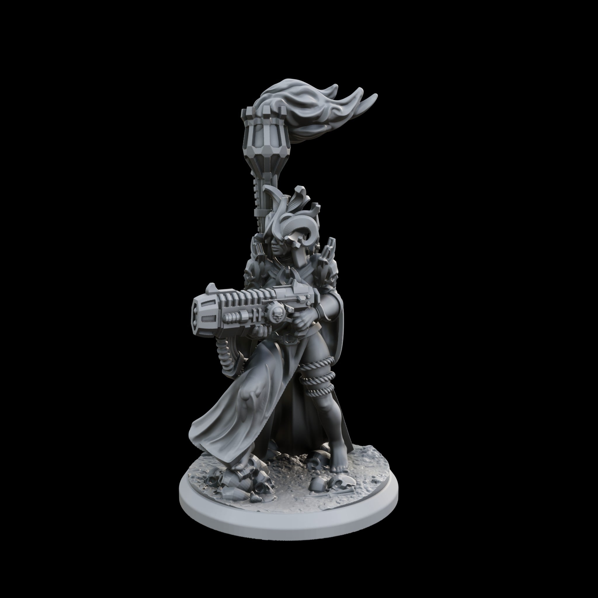 Dark Acolytes Sanctified Missionary PlasmaLauncher 3d model