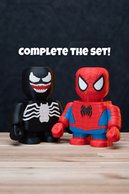 Spider-Chunk - Spider-Man Marvel Kit | No Supports, No AMS, No Glue 3d model