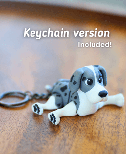 Great Dane - Articualted Fidget Dog 3d model