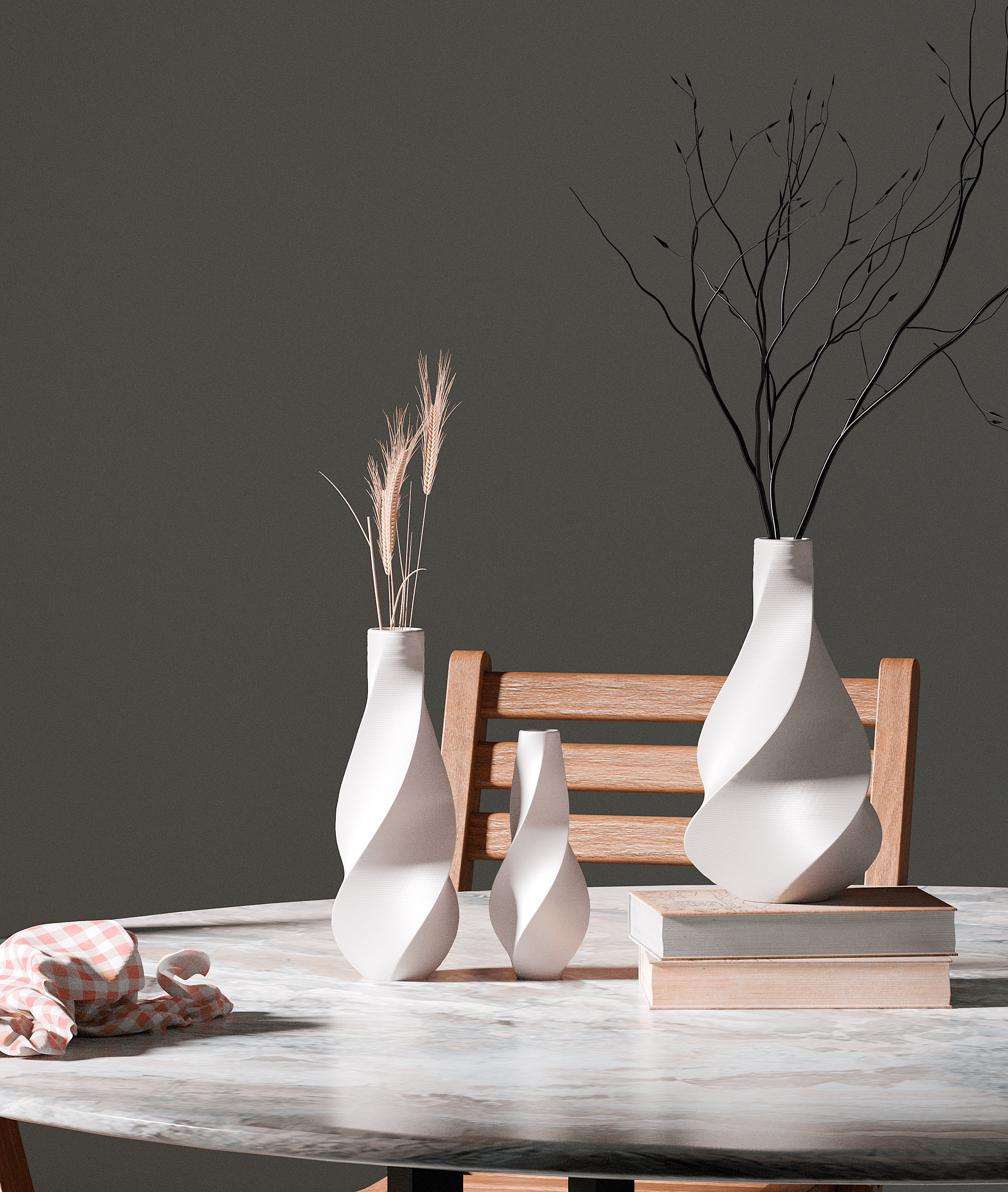 Twisted_Vases_Fat.stl 3d model