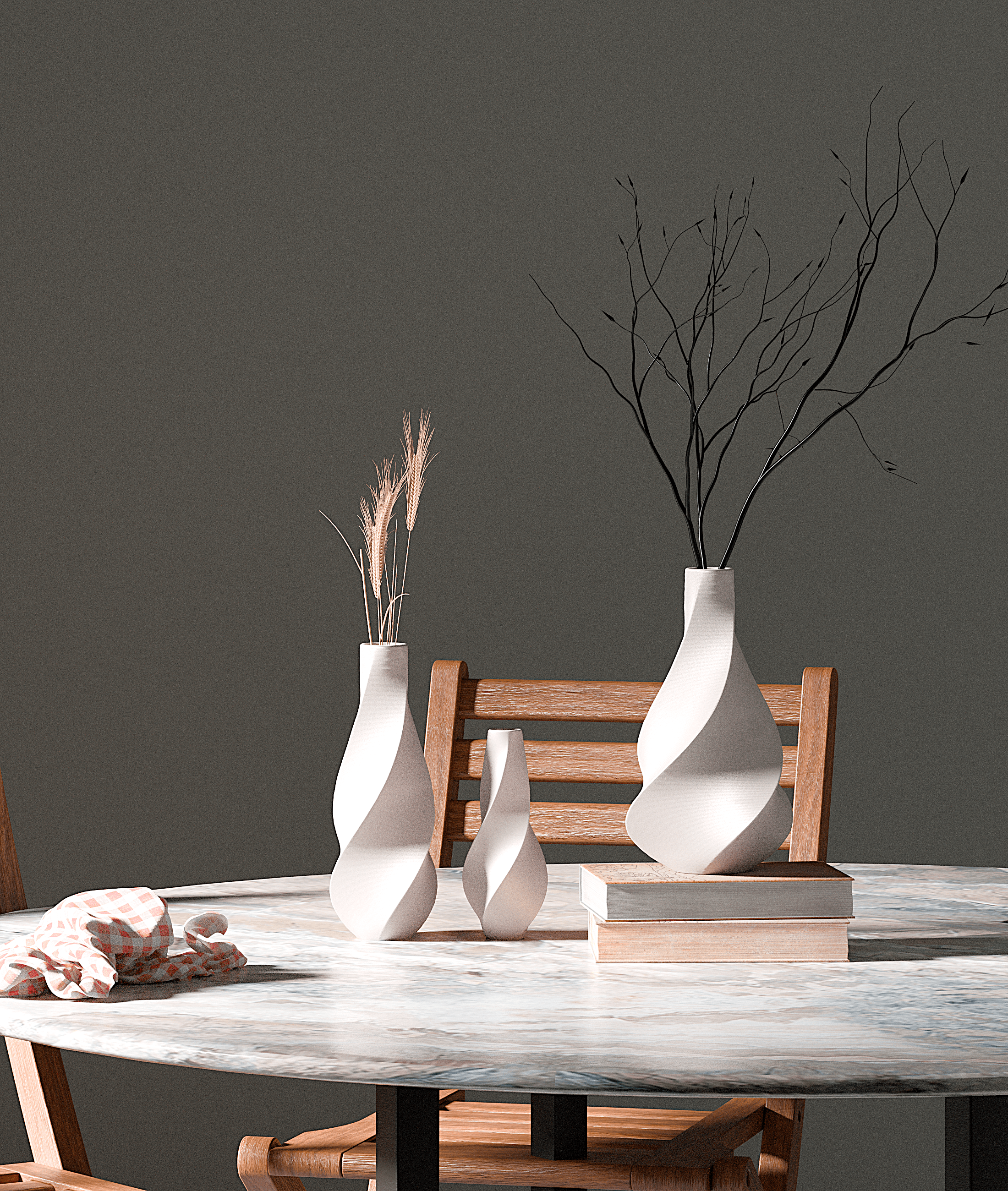 Twisted_Vases_Fat.stl 3d model