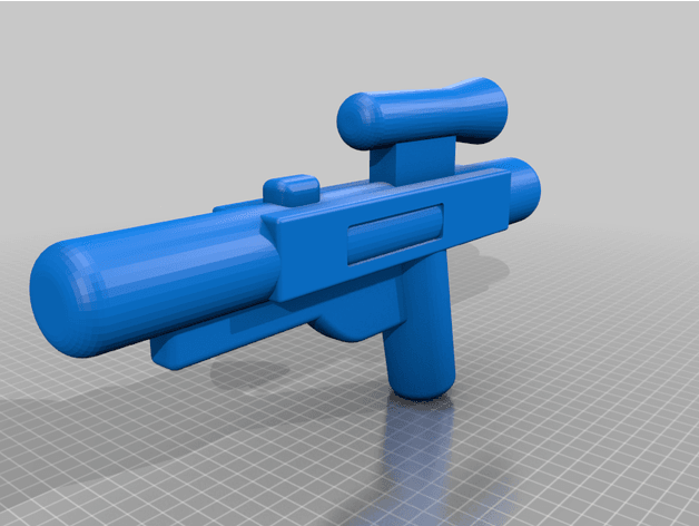Lifesized Lego Star Wars Blaster 3d model
