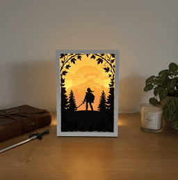 The Legend of Zelda Nintendo Shadow Box 3d model