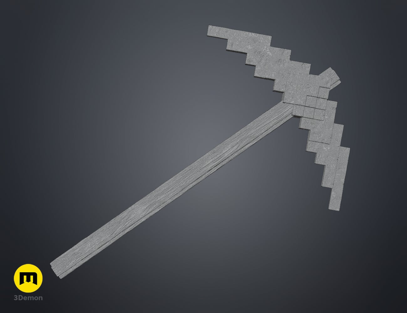 Minecraft Movie Pickaxe 3d model