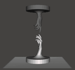 Tensegrity de la Creación de Adán 3d model