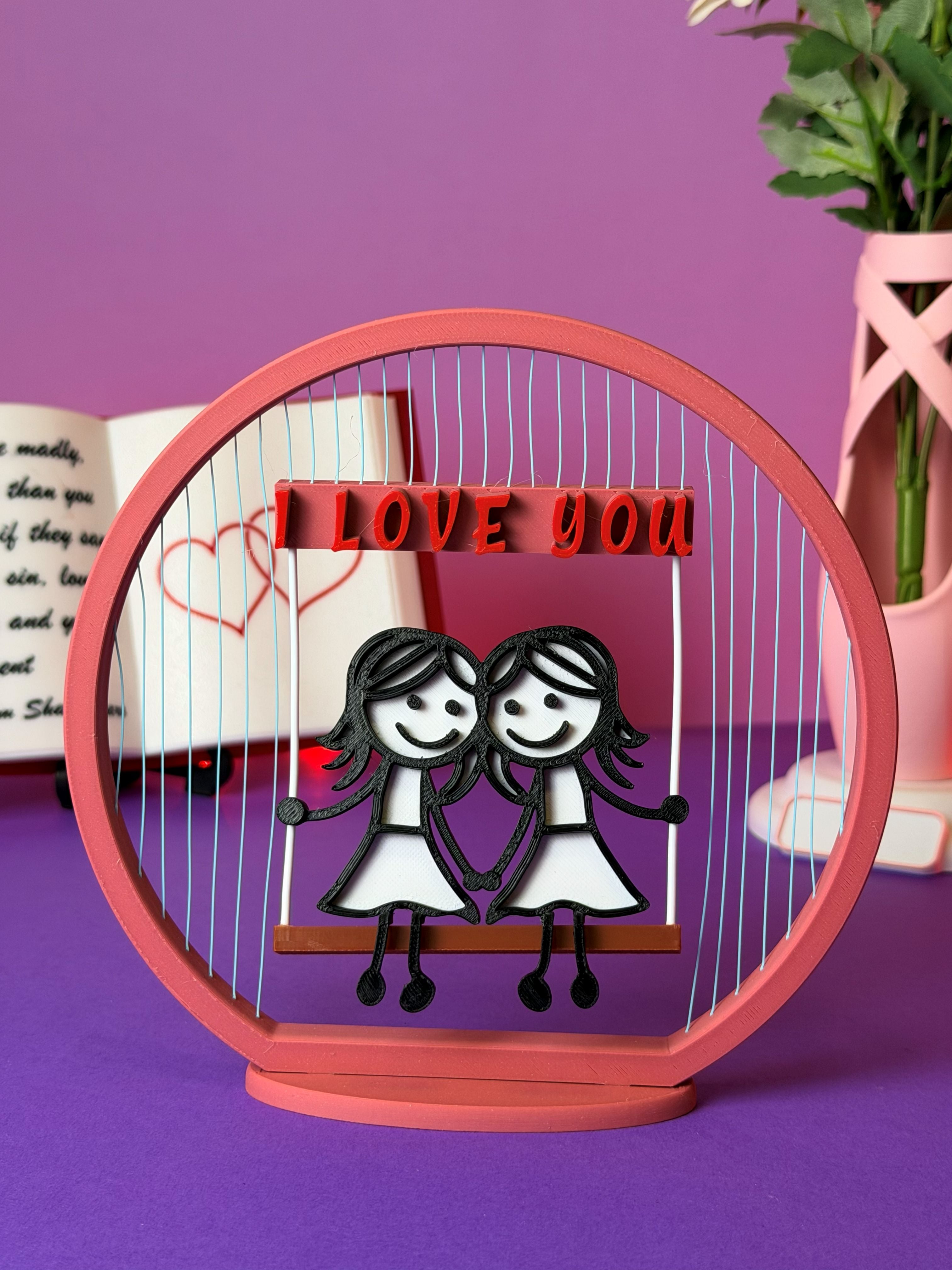 Love Shelter Frame 3d model