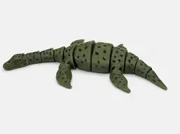 Prehistoric Plesiosaur Articulated Realistic Flexi Dinosaur 3d model
