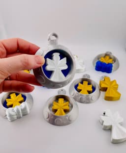 Angel Ornament Set 3d model