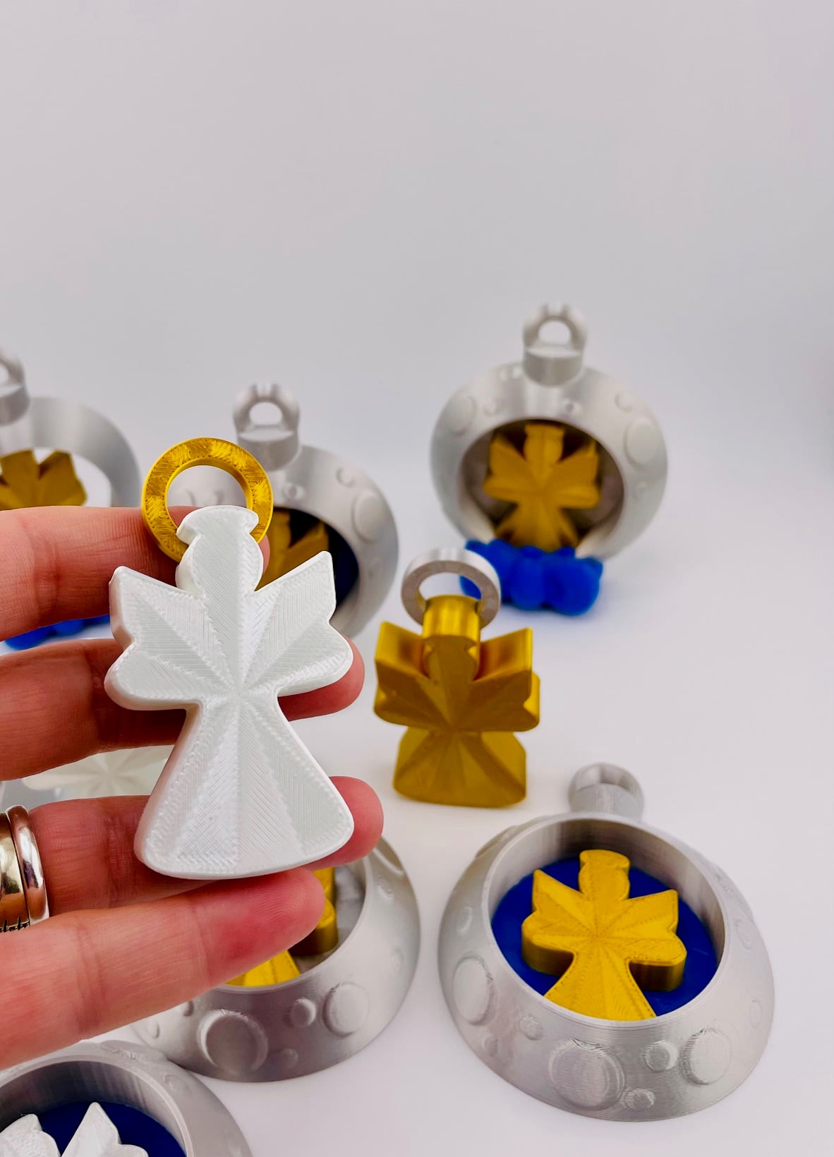 Angel Ornament Set 3d model