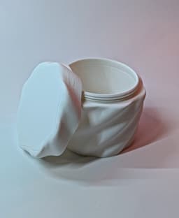 Spiral Jar - Threaded LID 3d model