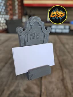 Tombstone Business Card Holder 3d model